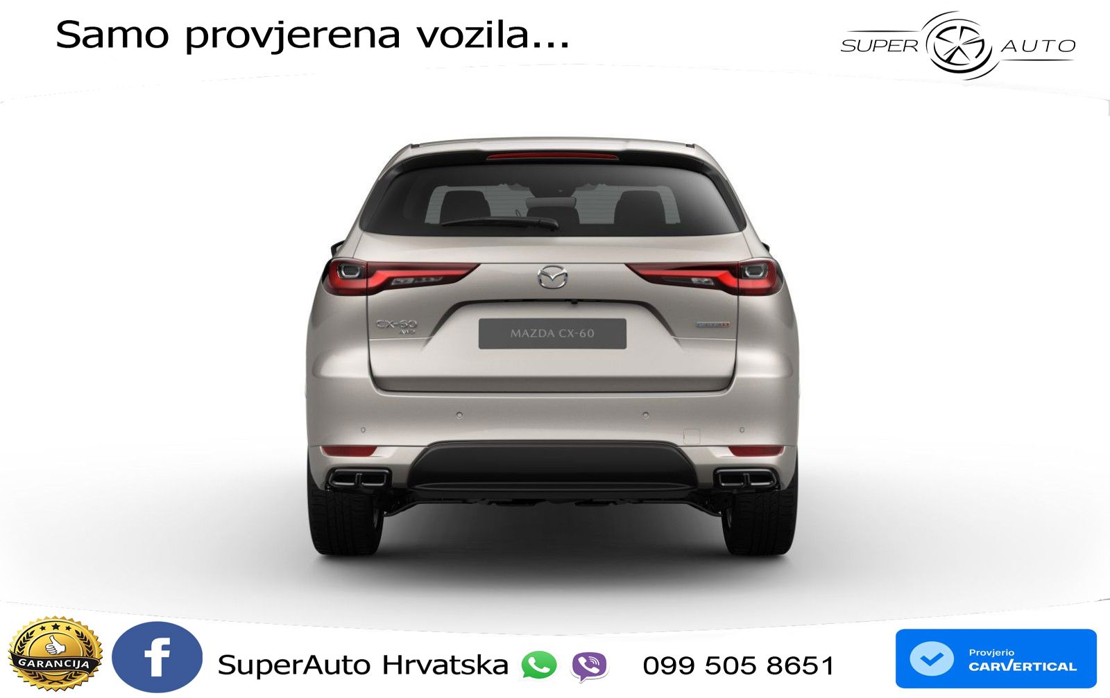 Mazda CX-60 3.3 e-Skyactiv D (254 KS) AWD Automatic LED+GR SJED+ACC