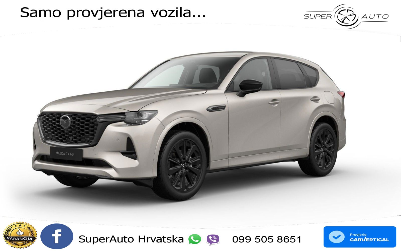 Mazda CX-60 3.3 e-Skyactiv D (254 KS) AWD Automatic LED+GR SJED+ACC