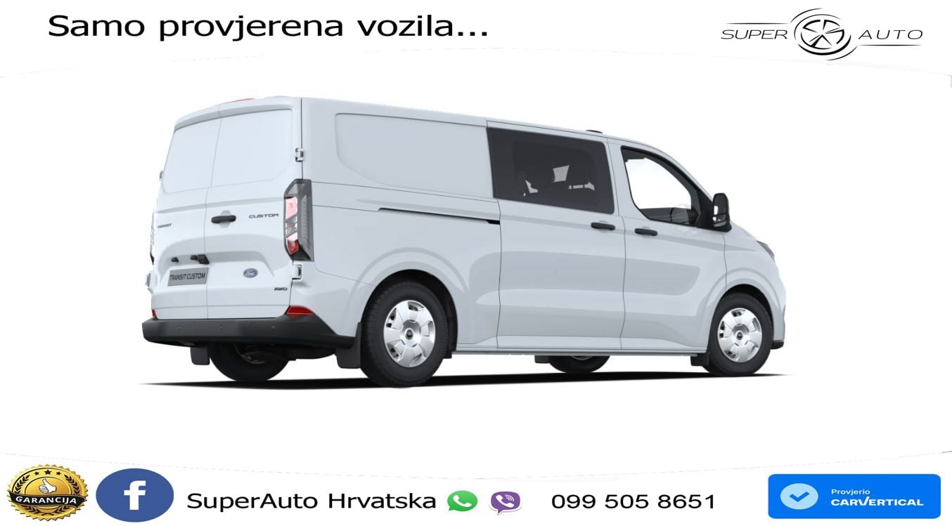 Ford Transit Custom DoKa Trend 320 L2 Aut. AHK*NAV*SH 136 KS