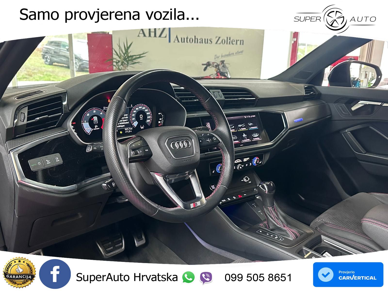 Audi Q3 Sportback 40 TDI (200 KS) quattro S tronic S line LED+GR SJED+ACC
