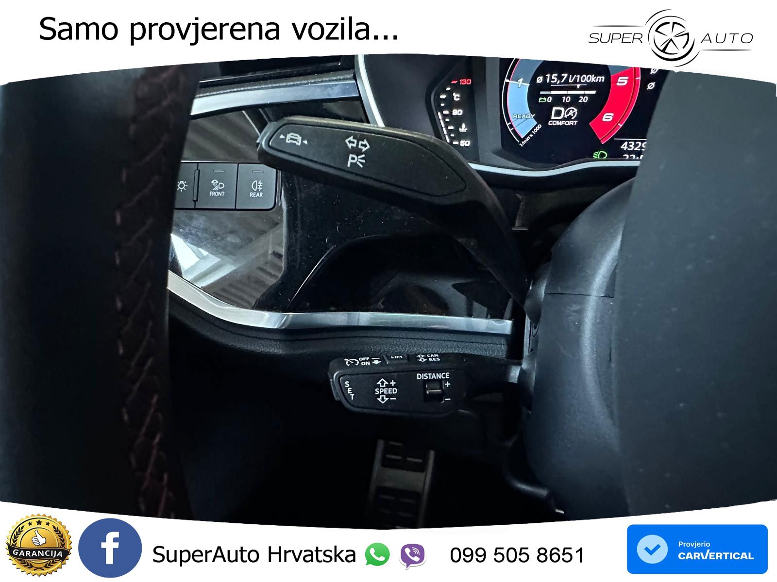 Audi Q3 Sportback 40 TDI (200 KS) quattro S tronic S line LED+GR SJED+ACC