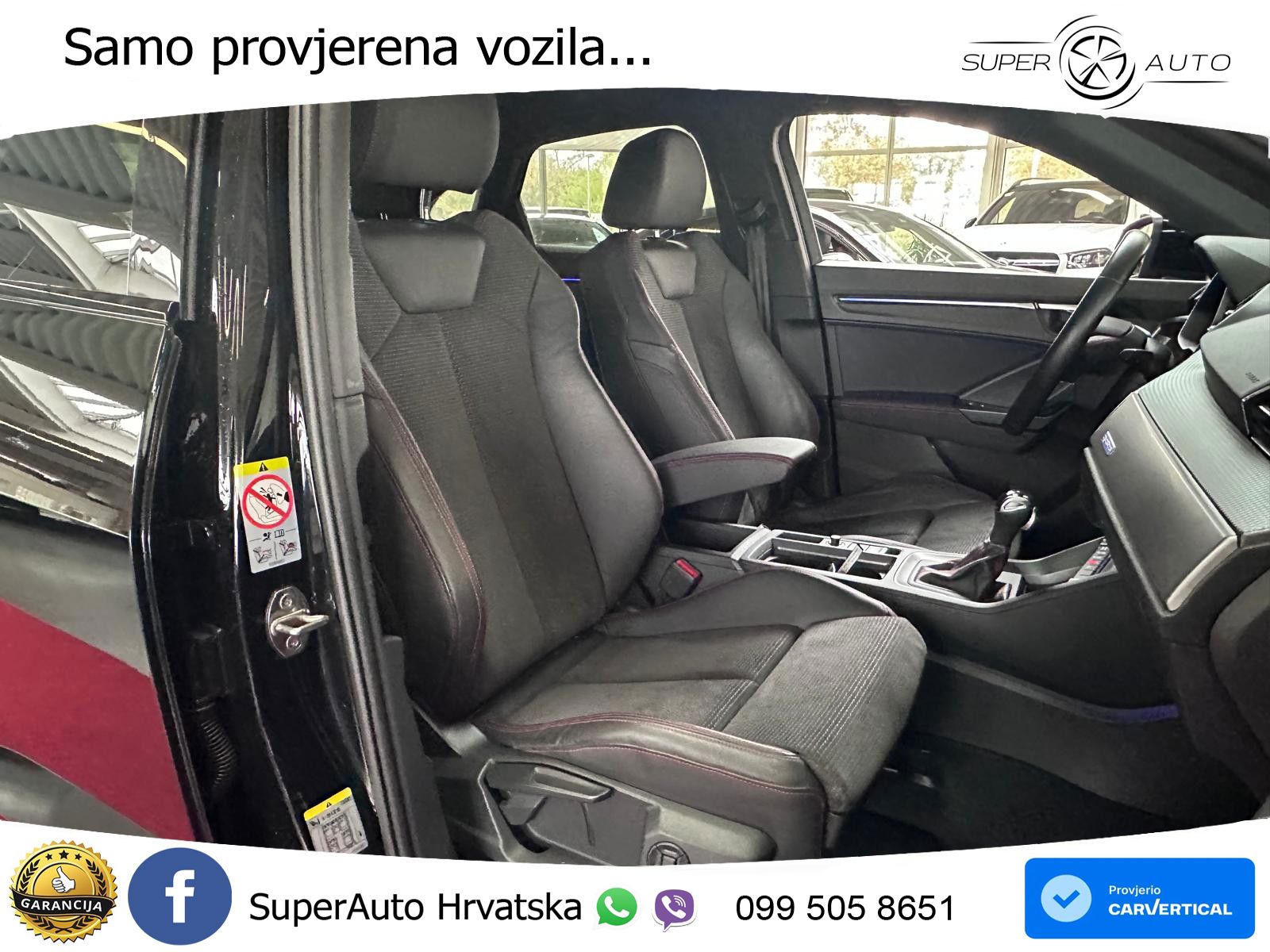 Audi Q3 Sportback 40 TDI (200 KS) quattro S tronic S line LED+GR SJED+ACC