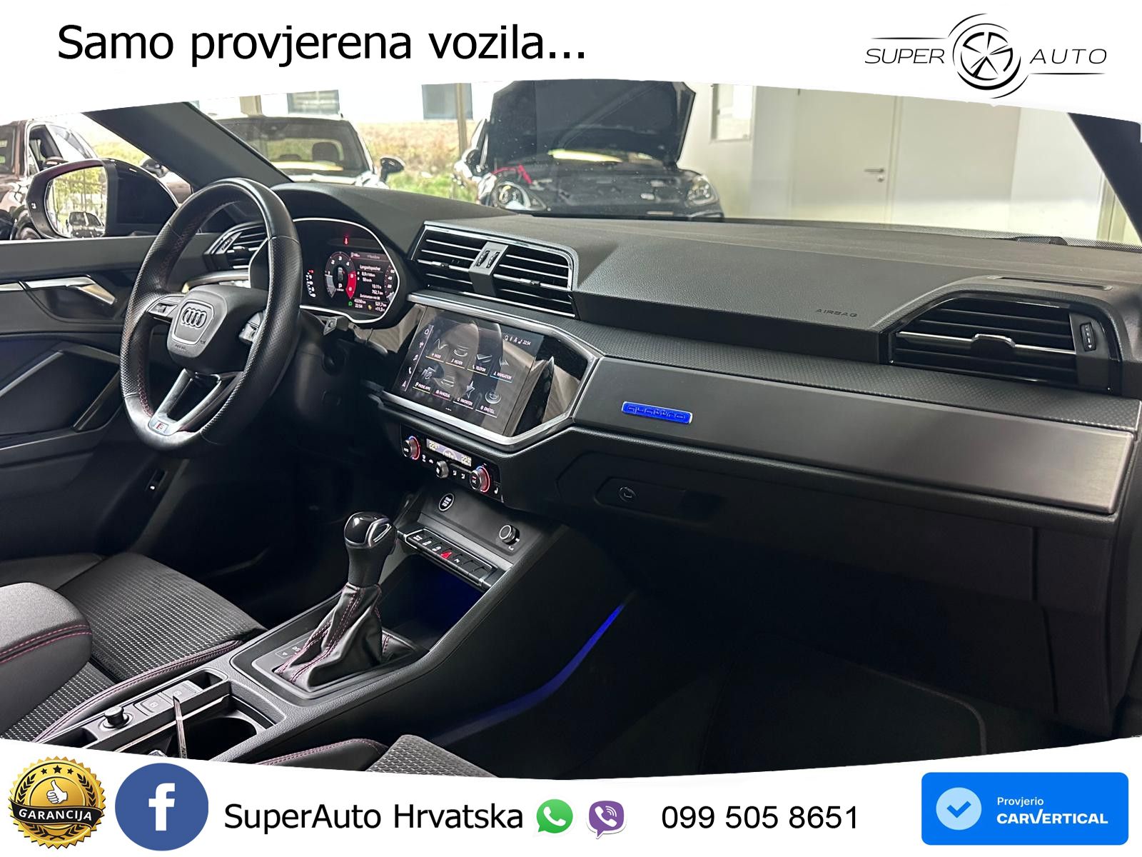 Audi Q3 Sportback 40 TDI (200 KS) quattro S tronic S line LED+GR SJED+ACC