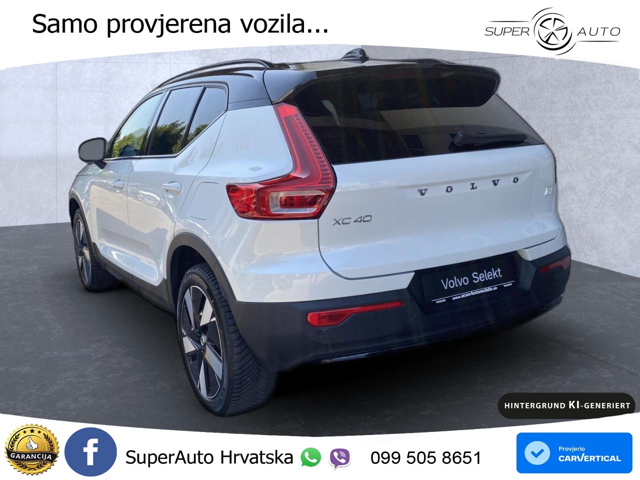 Volvo XC40 Recharge Twin 78 kWh 408 KS AWD LED+GR SJED+ACC
