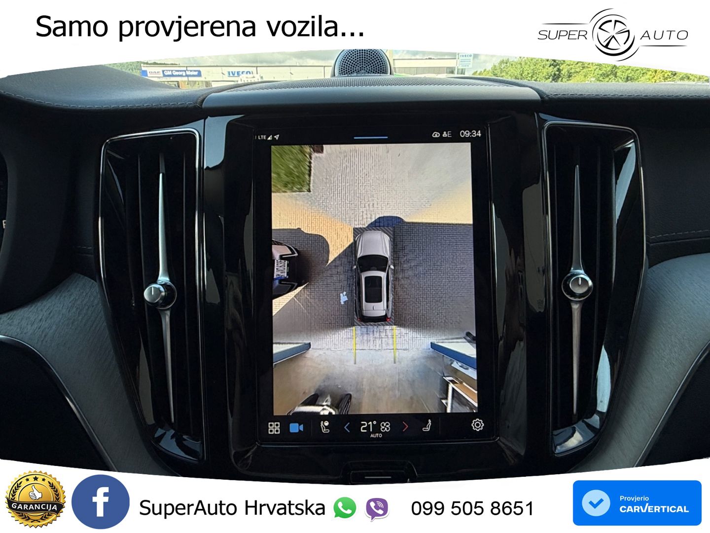 Volvo XC60 B5 Benzin AWD Geartronic ZRAČNI+ACC+4xGR SJED+KAM
