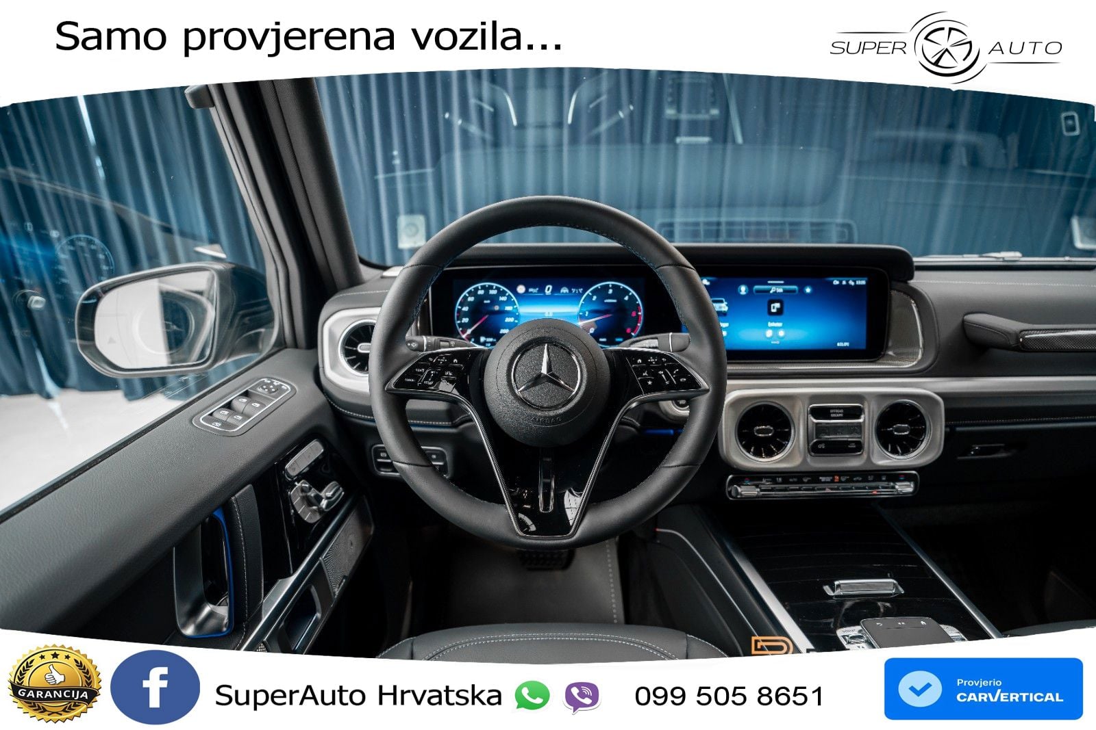 Mercedes G 450d Long (367 KS) 4MATIC 9G-TRONIC ACC+GR SJED+360+PANO