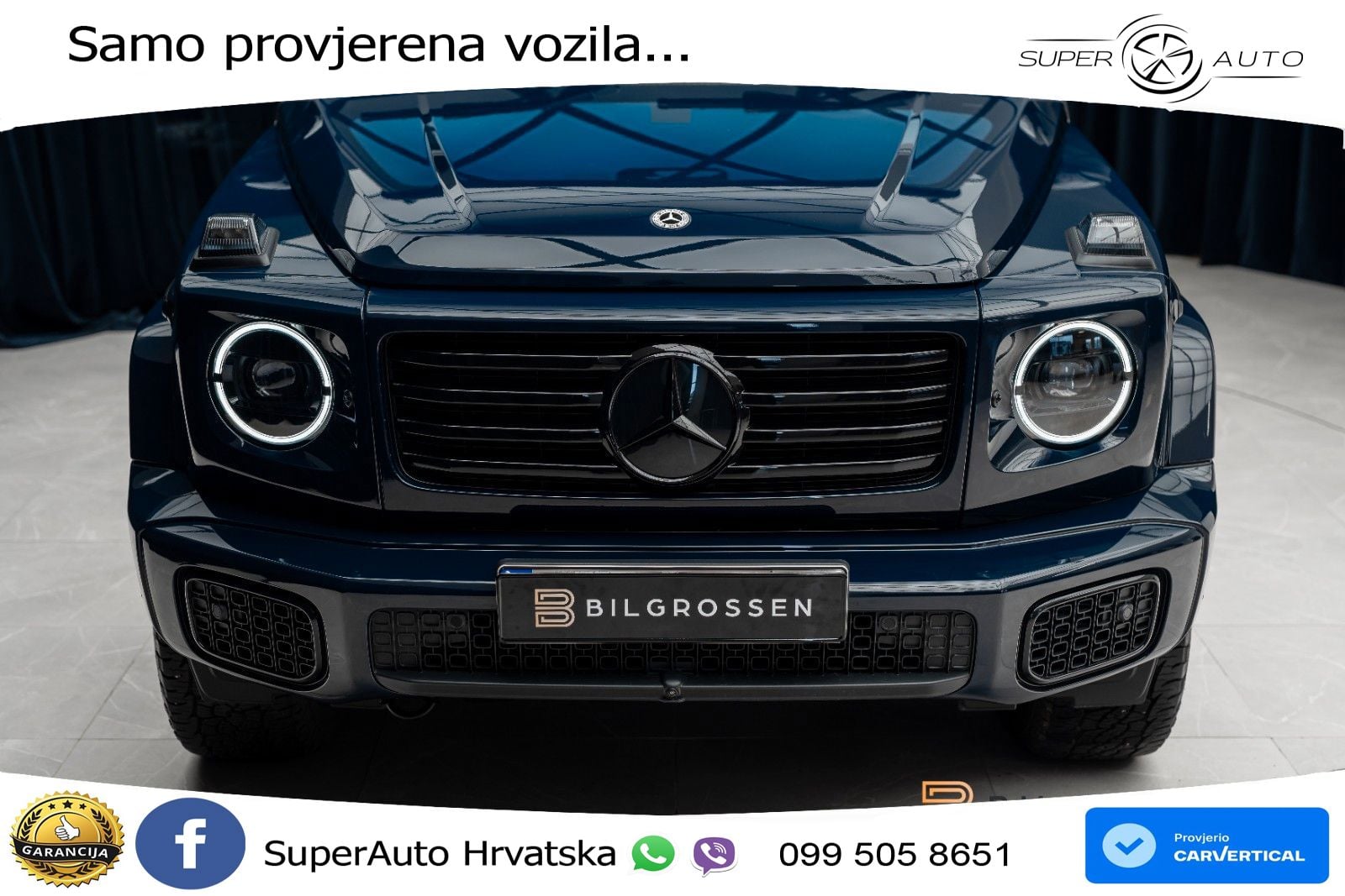 Mercedes G 450d Long (367 KS) 4MATIC 9G-TRONIC ACC+GR SJED+360+PANO