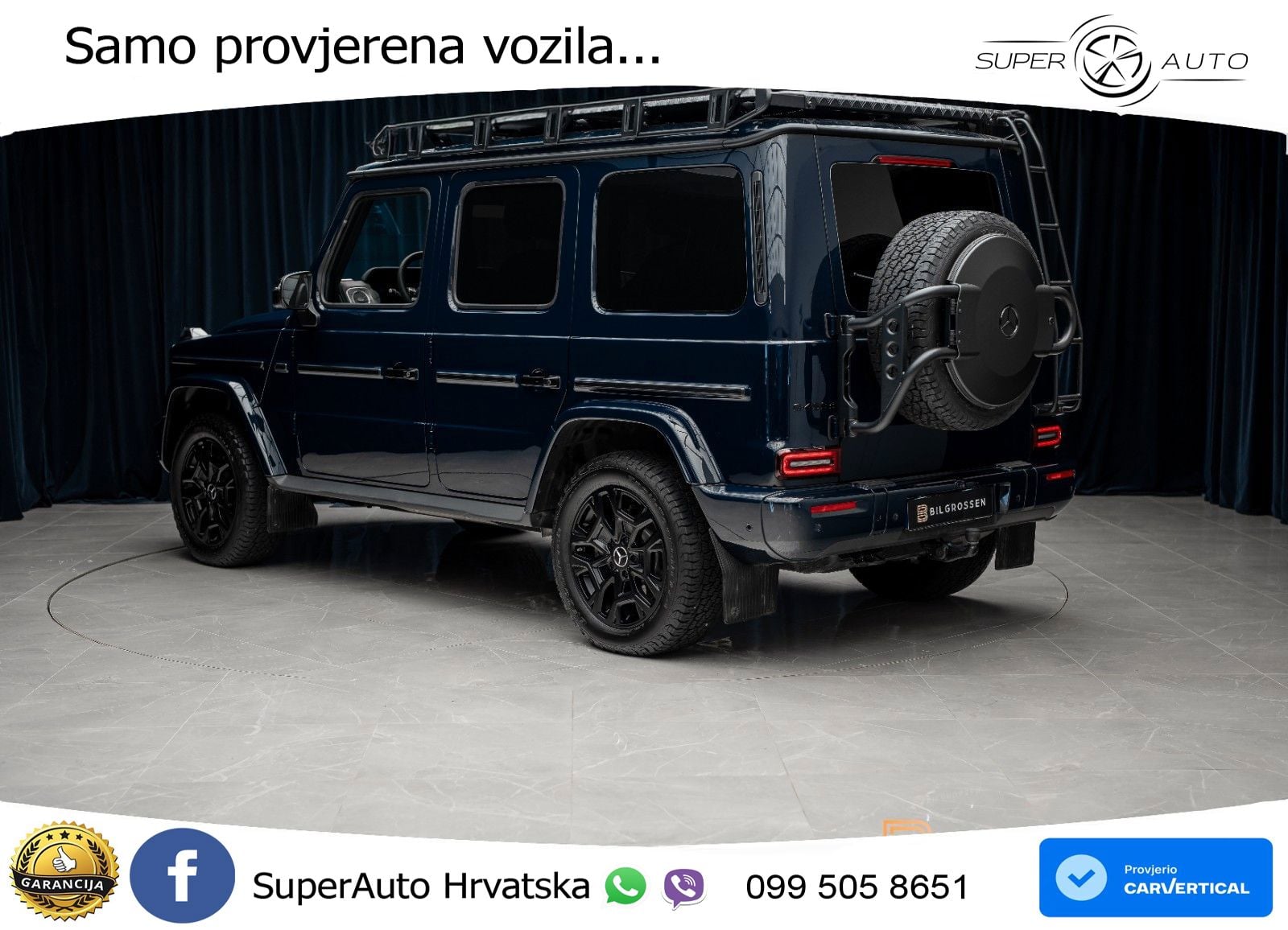 Mercedes G 450d Long (367 KS) 4MATIC 9G-TRONIC ACC+GR SJED+360+PANO