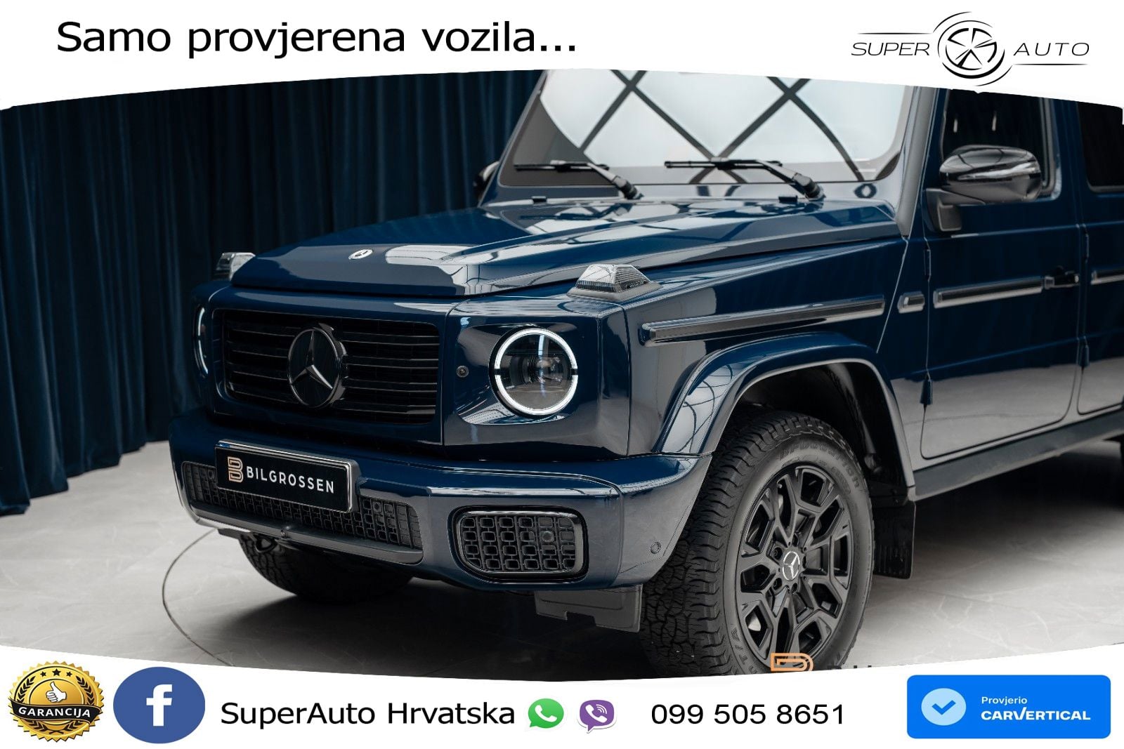 Mercedes G 450d Long (367 KS) 4MATIC 9G-TRONIC ACC+GR SJED+360+PANO