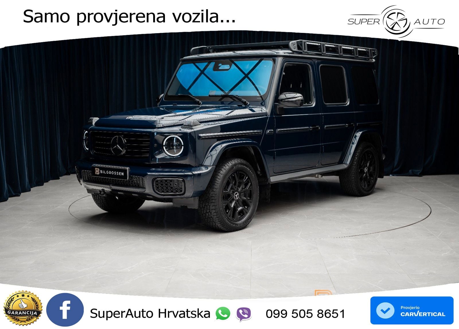 Mercedes G 450d Long (367 KS) 4MATIC 9G-TRONIC ACC+GR SJED+360+PANO