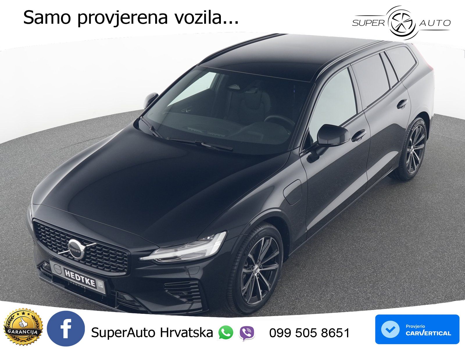 Volvo V60 2.0 T8 AWD Geartronic LED+GR SJED+ACC