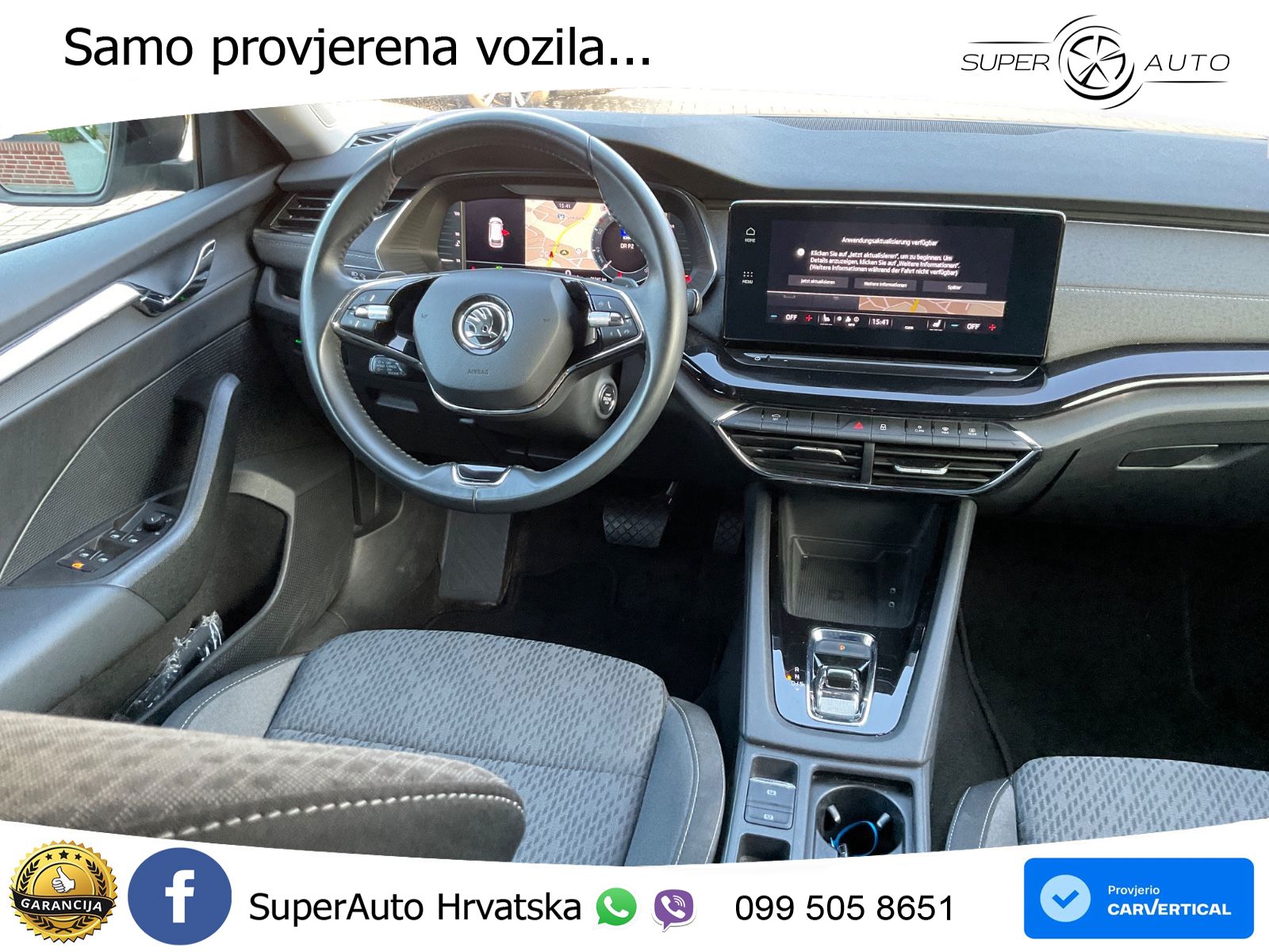 Škoda Octavia Combi 1.5 TSI (150 KS) DSG LED+GR SJED+ACC