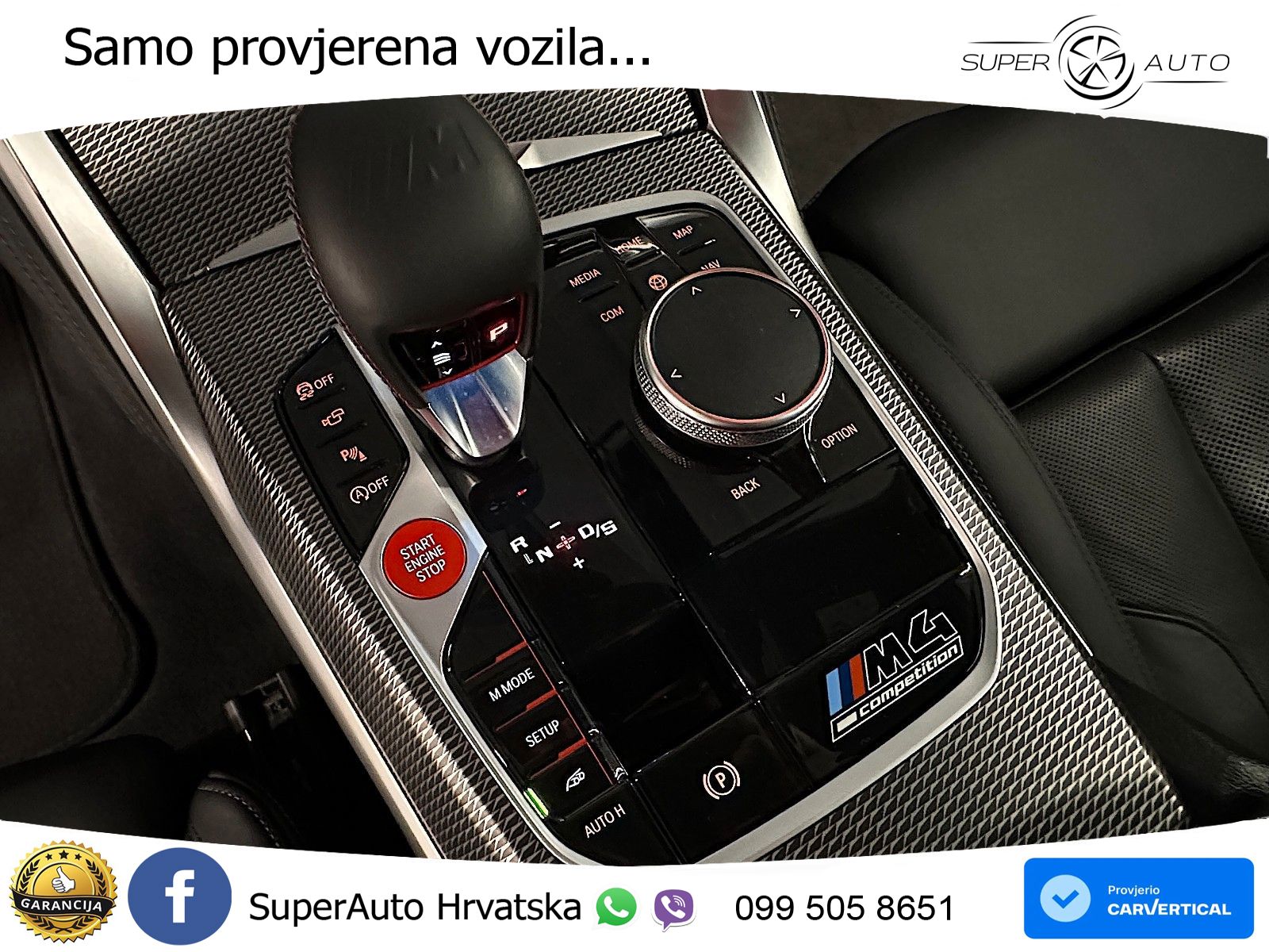 BMW M4 Competition 3.0 (510 KS) Steptronic LED+GR SJED+ACC