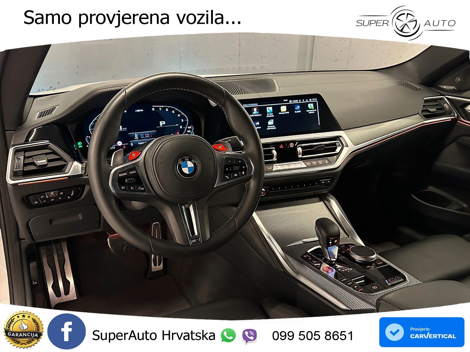 BMW M4 Competition 3.0 (510 KS) Steptronic LED+GR SJED+ACC
