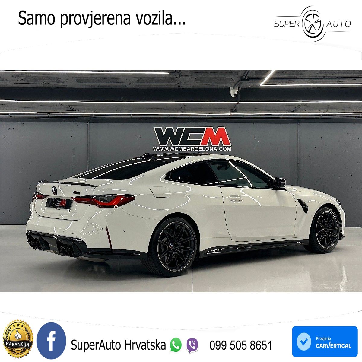 BMW M4 Competition 3.0 (510 KS) Steptronic LED+GR SJED+ACC