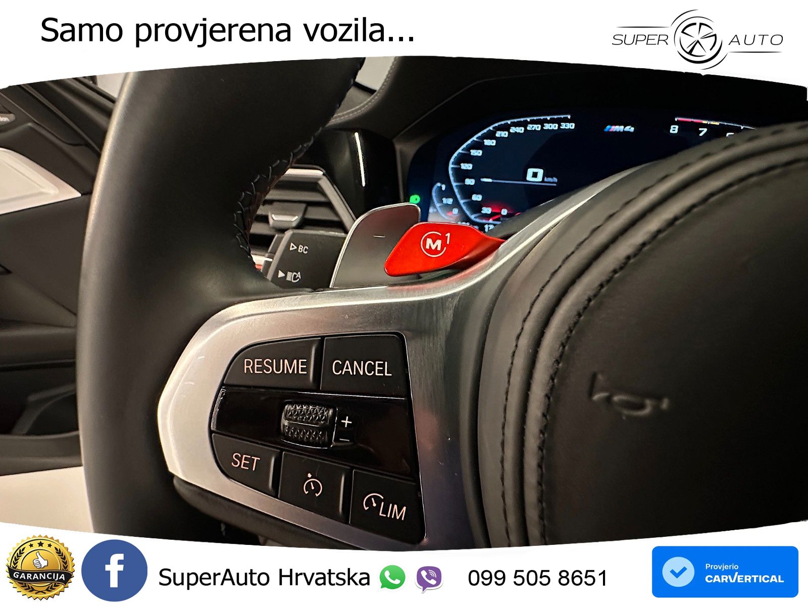 BMW M4 Competition 3.0 (510 KS) Steptronic LED+GR SJED+ACC