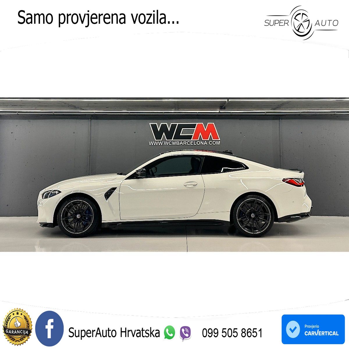 BMW M4 Competition 3.0 (510 KS) Steptronic LED+GR SJED+ACC