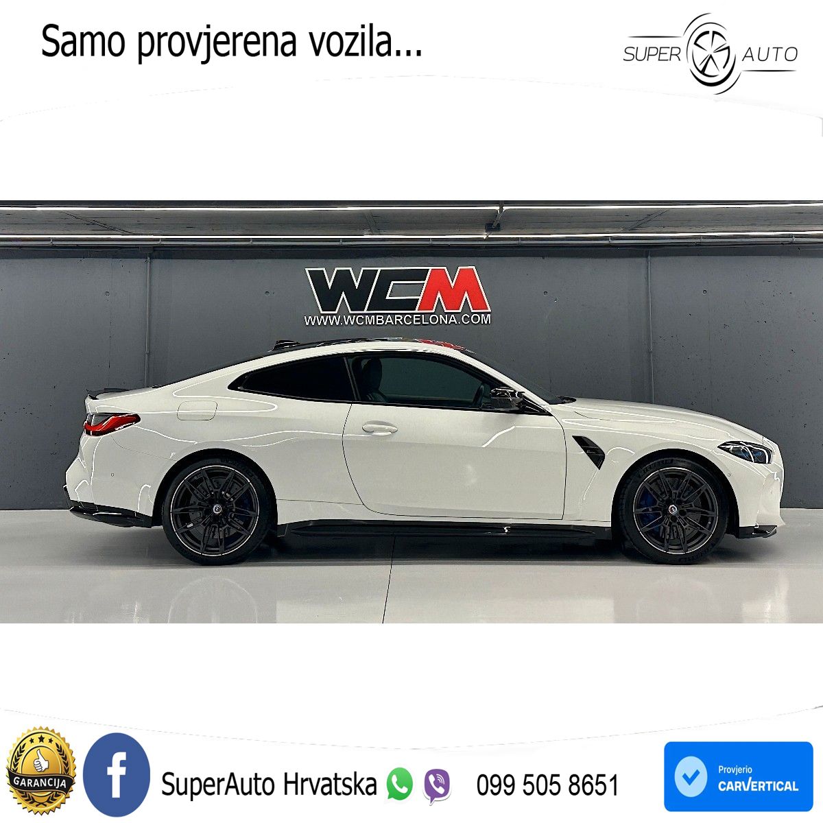 BMW M4 Competition 3.0 (510 KS) Steptronic LED+GR SJED+ACC
