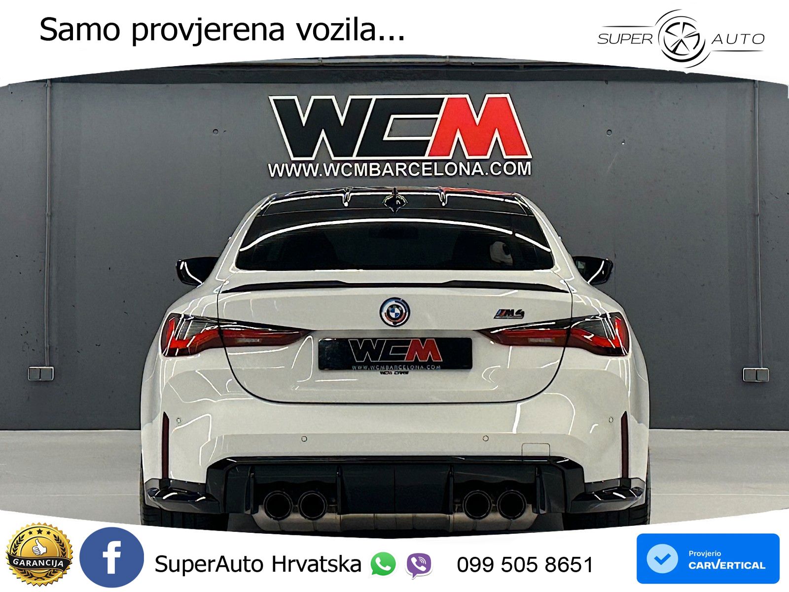 BMW M4 Competition 3.0 (510 KS) Steptronic LED+GR SJED+ACC