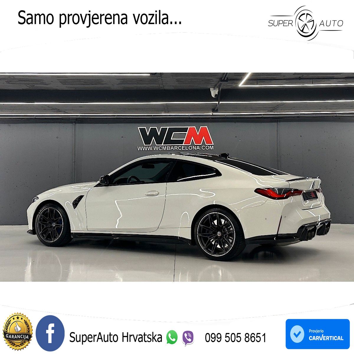 BMW M4 Competition 3.0 (510 KS) Steptronic LED+GR SJED+ACC