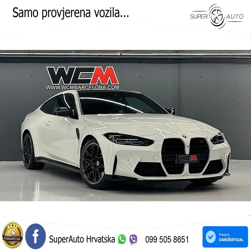 BMW M4 Competition 3.0 (510 KS) Steptronic LED+GR SJED+ACC