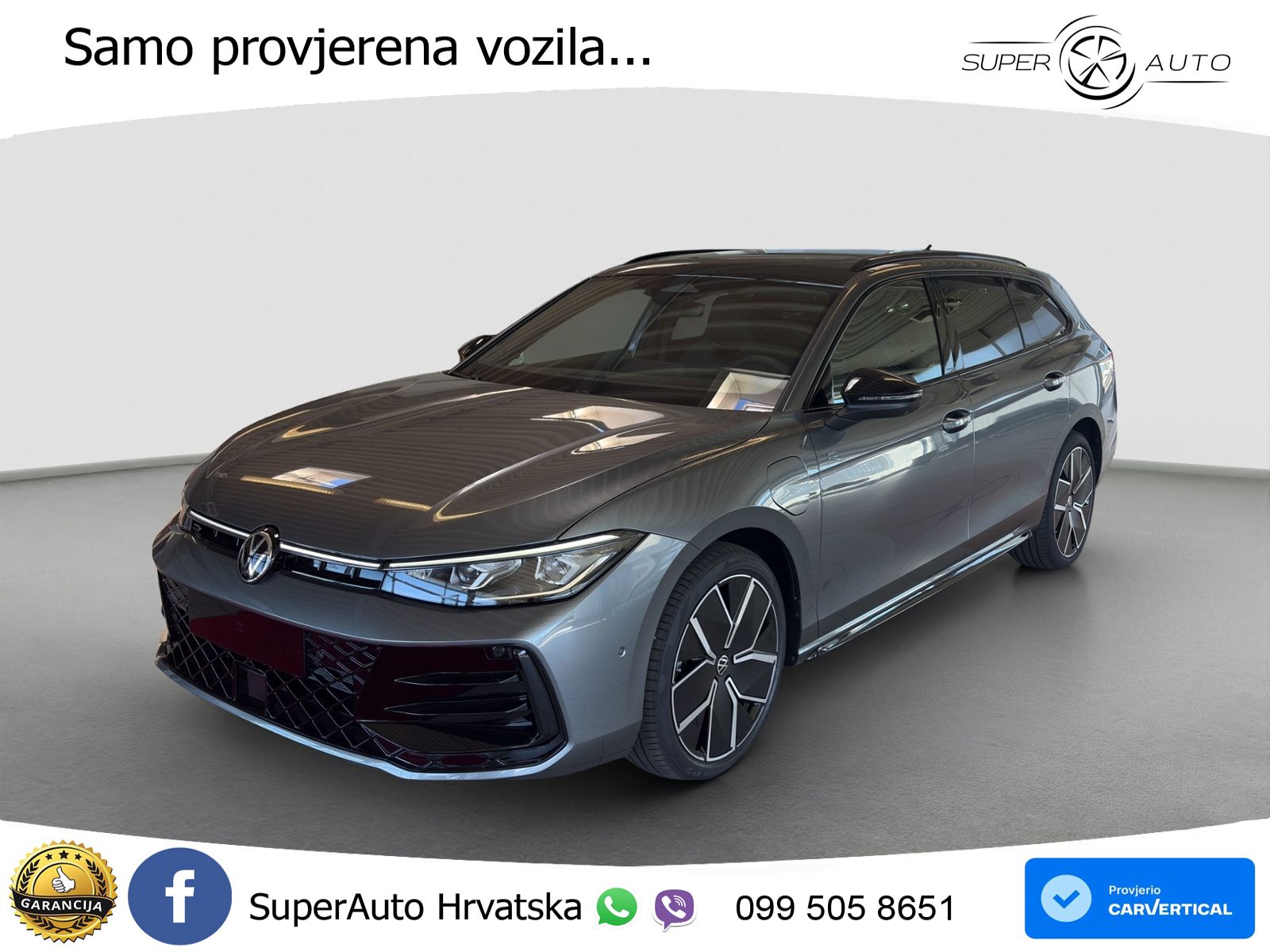 Volkswagen Passat Variant 1.5 TSI (204 KS) eHybrid DSG R-Line LED+GR SJED+ACC