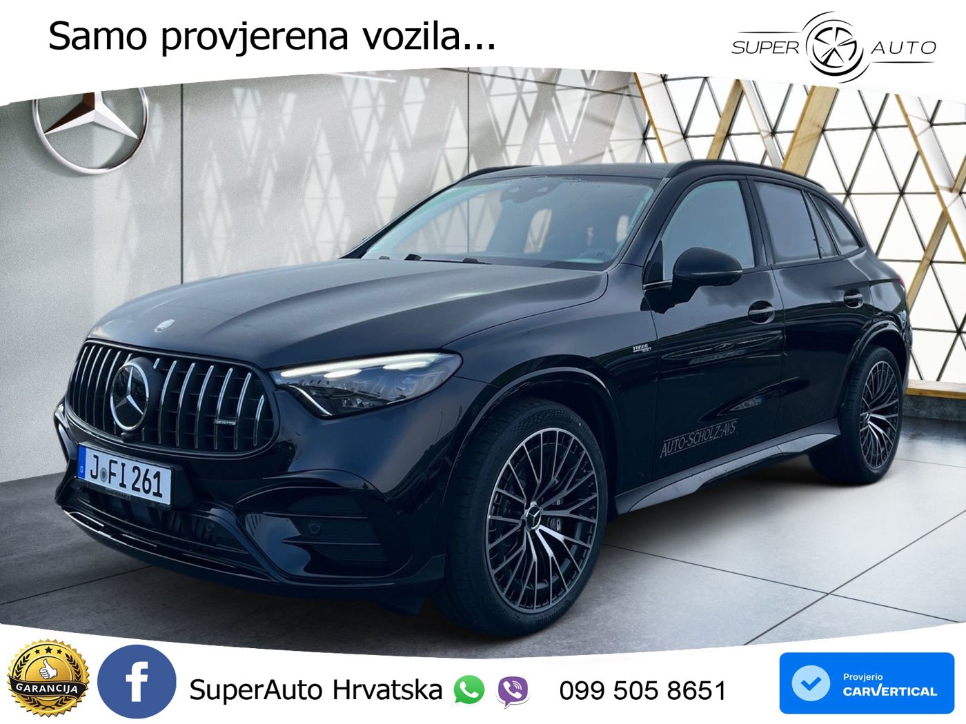 Mercedes AMG GLC 53 (449 KS) 4MATIC+ AMG SPEEDSHIFT TCT 9G ACC+GR SJED+360+PANO