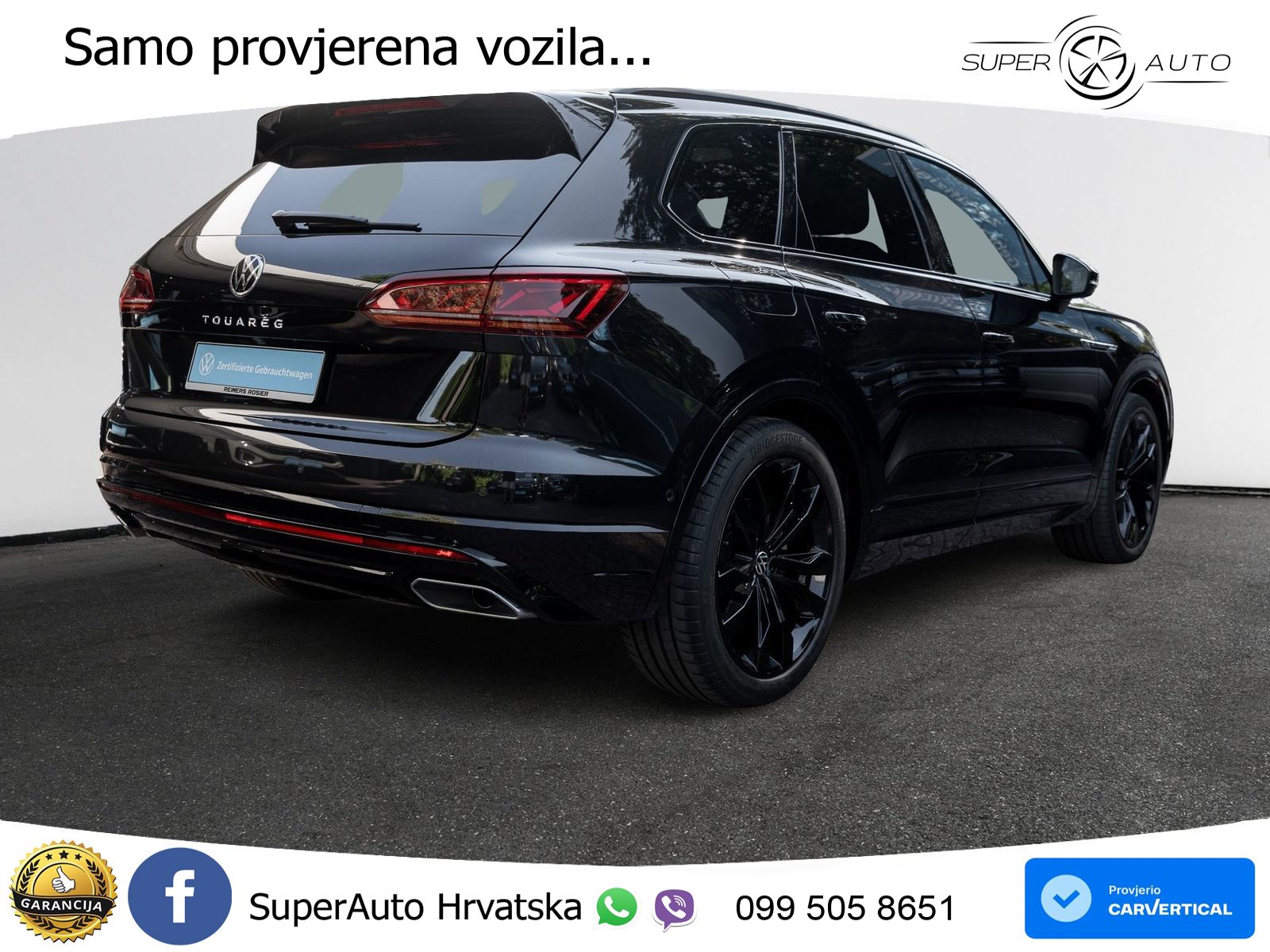 Volkswagen Touareg 3.0 V6 TDI (286 KS) 4MOTION Tiptronic R-Line ZRAČNI+ACC+GR SJED+KAM+PANO