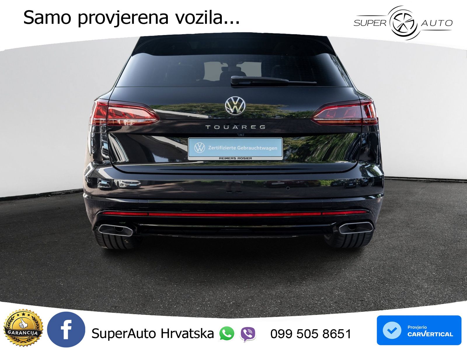 Volkswagen Touareg 3.0 V6 TDI (286 KS) 4MOTION Tiptronic R-Line ZRAČNI+ACC+GR SJED+KAM+PANO
