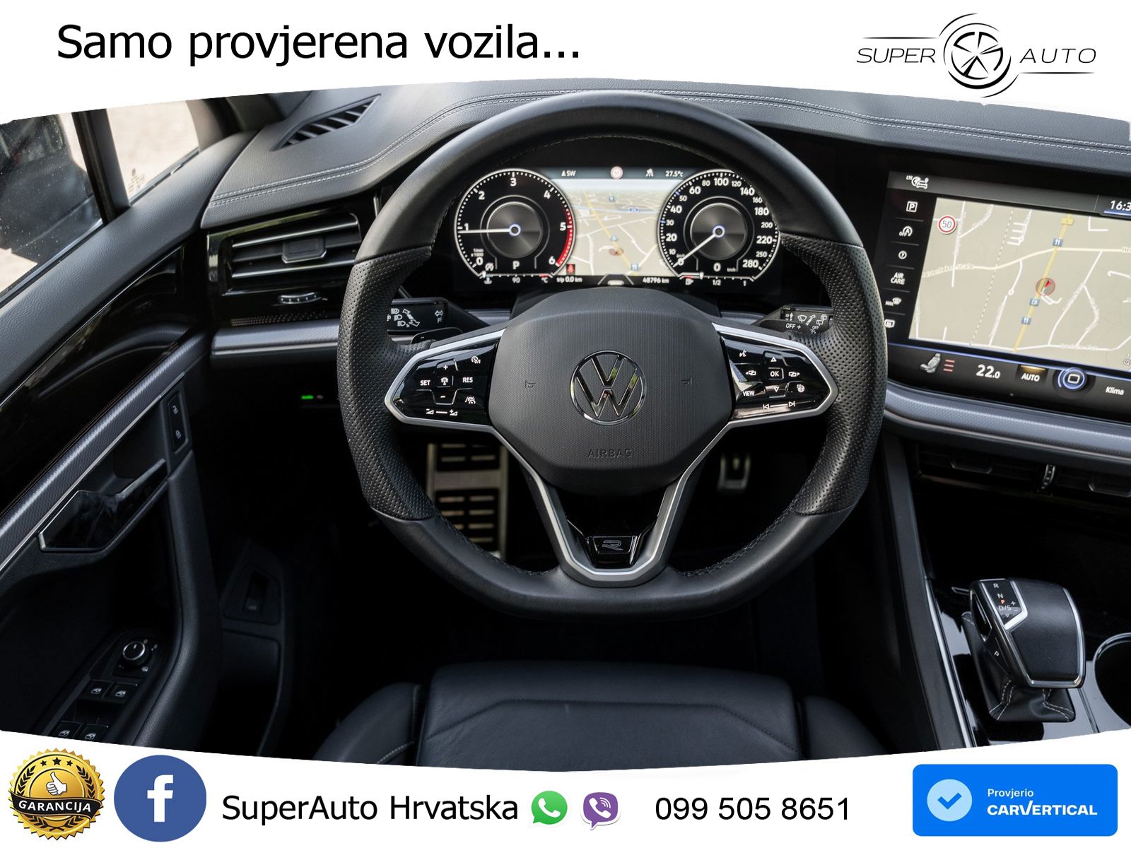 Volkswagen Touareg 3.0 V6 TDI (286 KS) 4MOTION Tiptronic R-Line ZRAČNI+ACC+GR SJED+KAM+PANO
