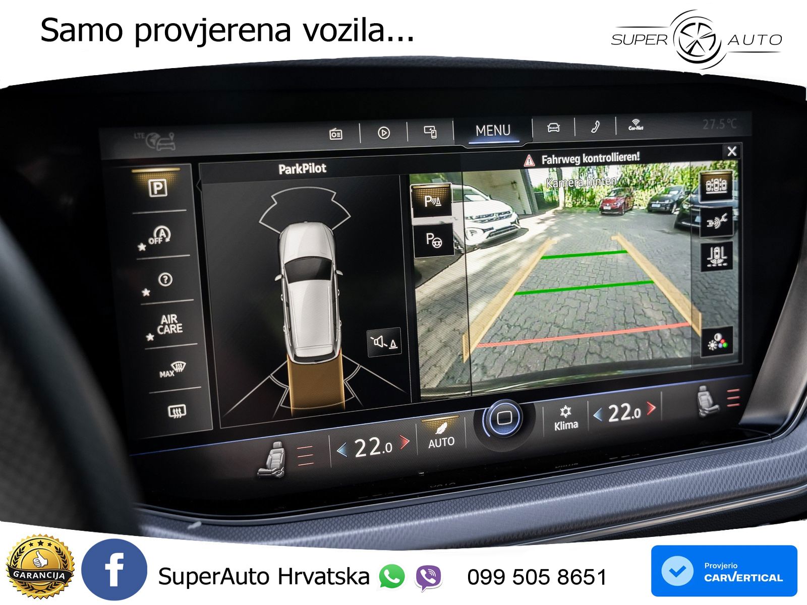 Volkswagen Touareg 3.0 V6 TDI (286 KS) 4MOTION Tiptronic R-Line ZRAČNI+ACC+GR SJED+KAM+PANO