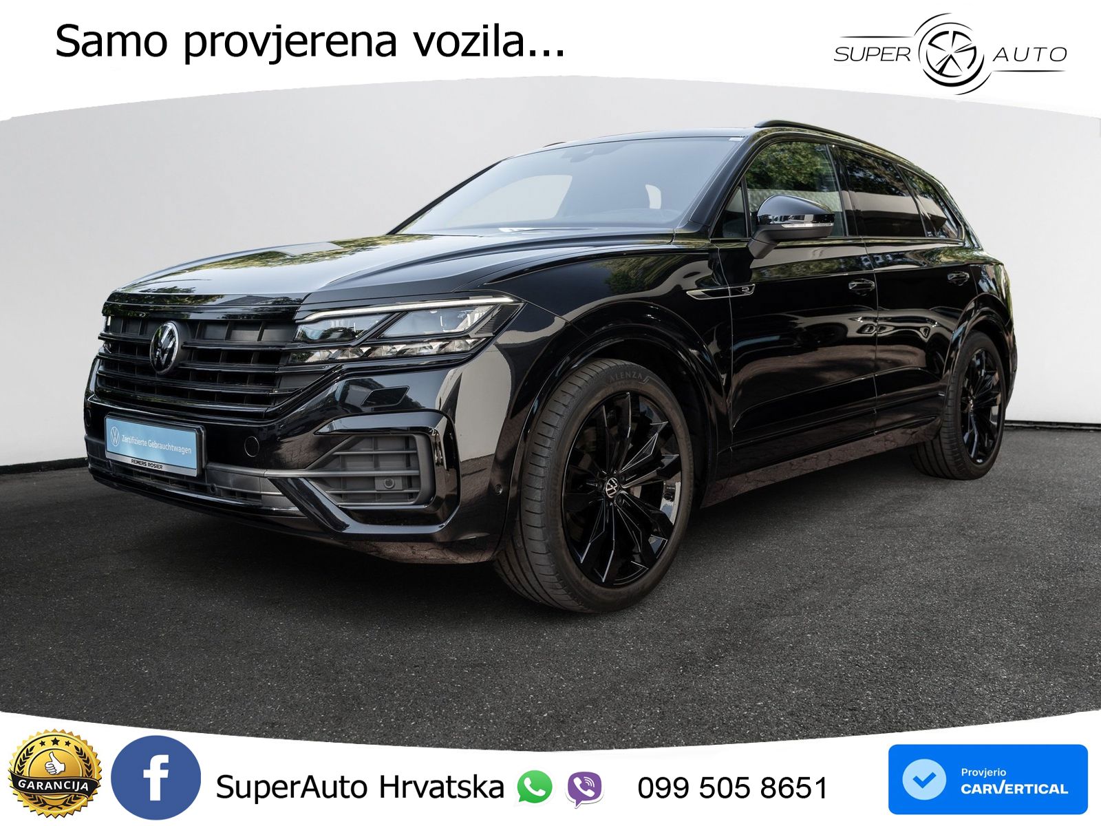 Volkswagen Touareg 3.0 V6 TDI (286 KS) 4MOTION Tiptronic R-Line ZRAČNI+ACC+GR SJED+KAM+PANO