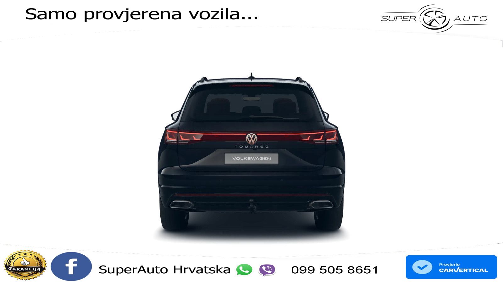 Volkswagen Touareg 3.0 V6 TDI (231 KS) 4MOTION Tiptronic ZRAČNI+ACC+GR SJED+KAM+PANO