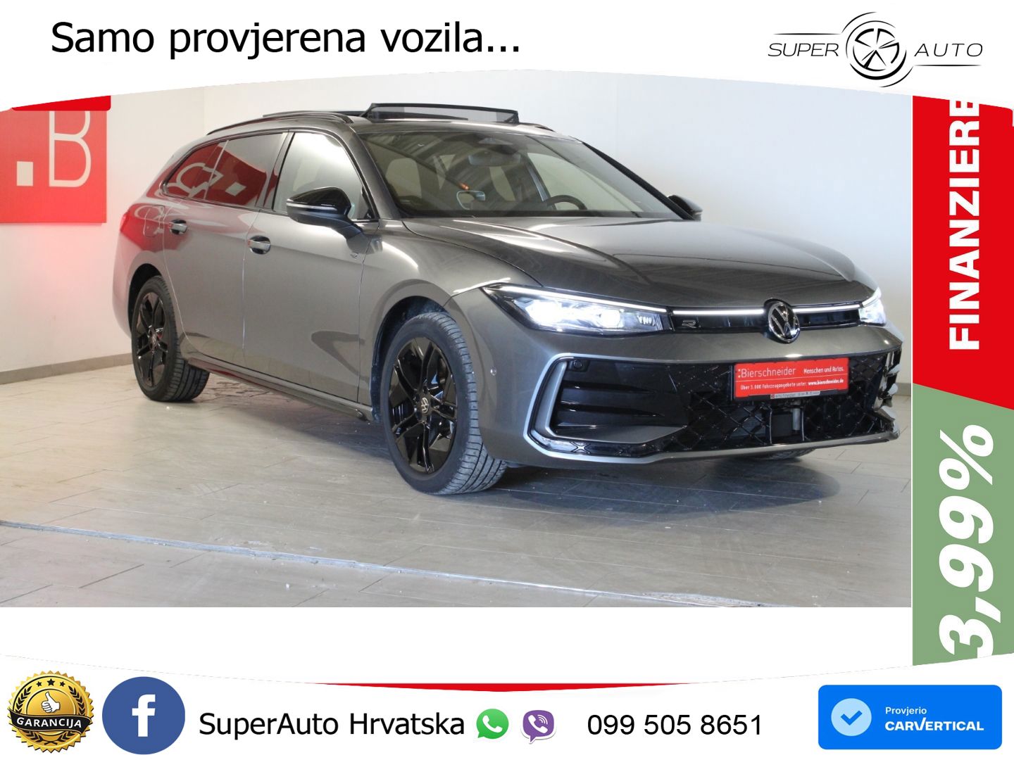 Volkswagen Passat Variant 1.5 TSI (272 KS) eHybrid DSG R-Line ACC+HEAD+4xGR SJED+360+PANO
