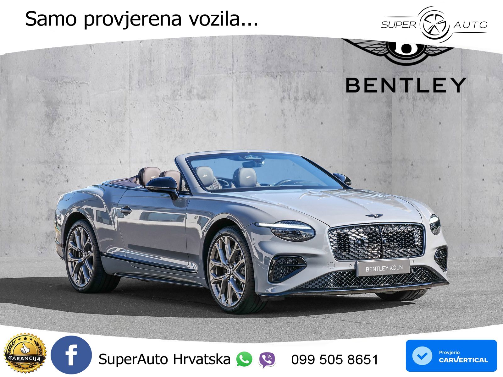 Bentley Continental GTC IV 4.0 V8 TFSi (680 KS) AWD DCT LED+GR SJED+ACC