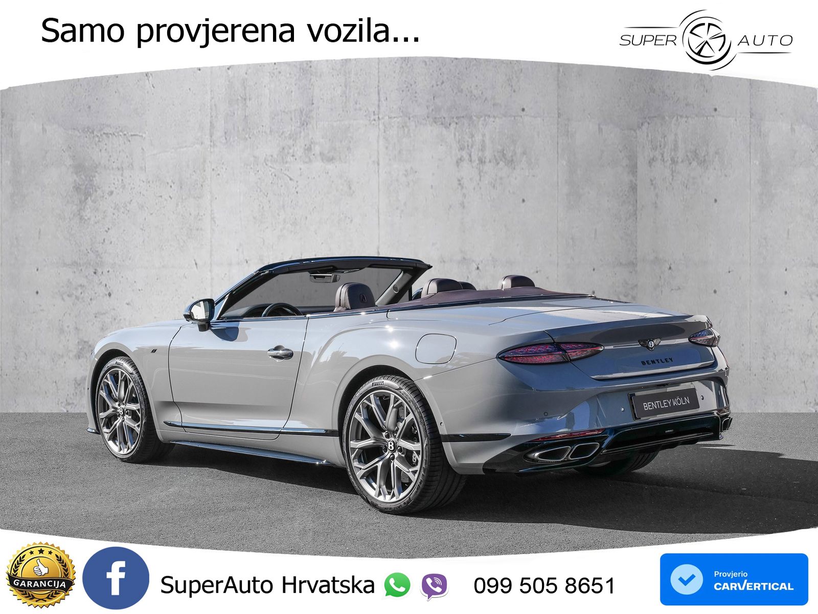 Bentley Continental GTC IV 4.0 V8 TFSi (680 KS) AWD DCT LED+GR SJED+ACC