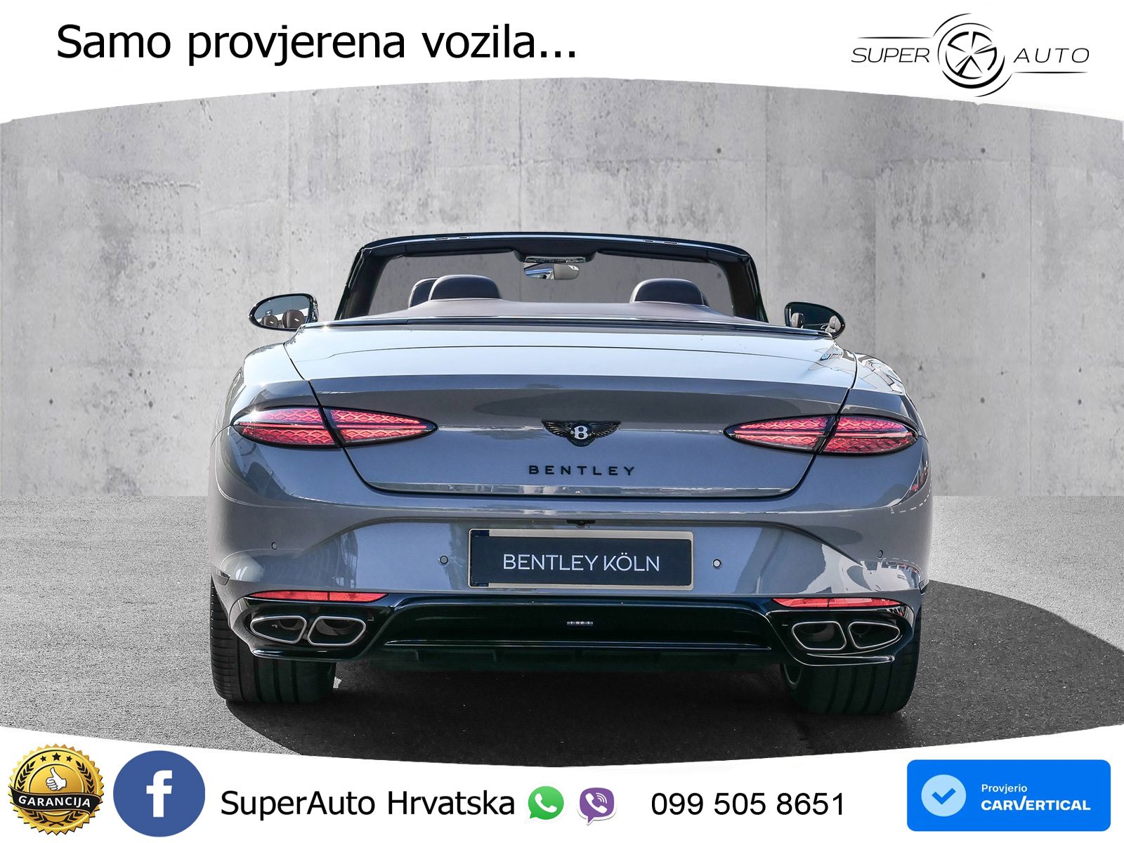 Bentley Continental GTC IV 4.0 V8 TFSi (680 KS) AWD DCT LED+GR SJED+ACC