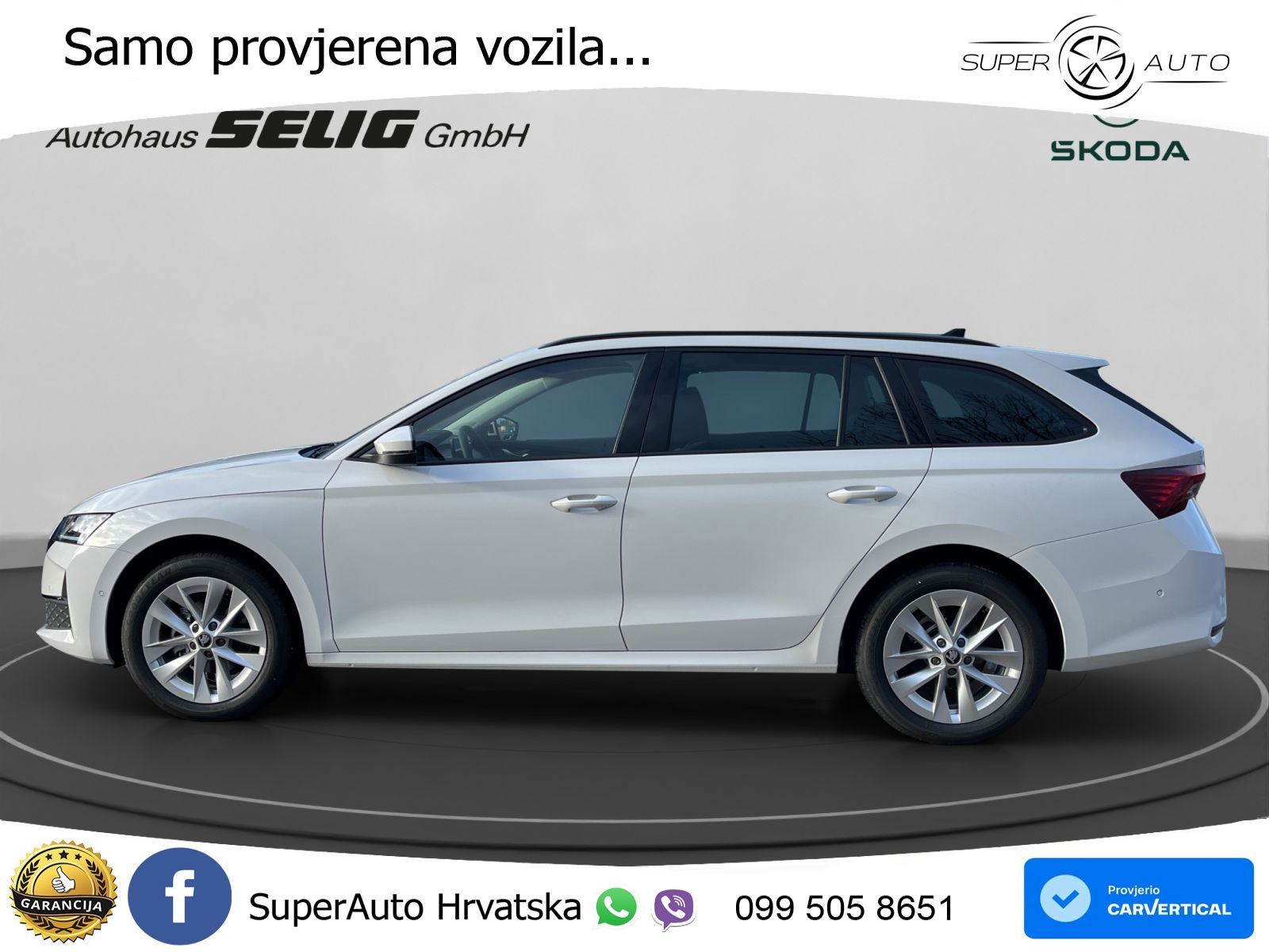 Škoda Octavia Combi 2.0 TDI (150 KS) DSG Selection LED+GR SJED+ACC