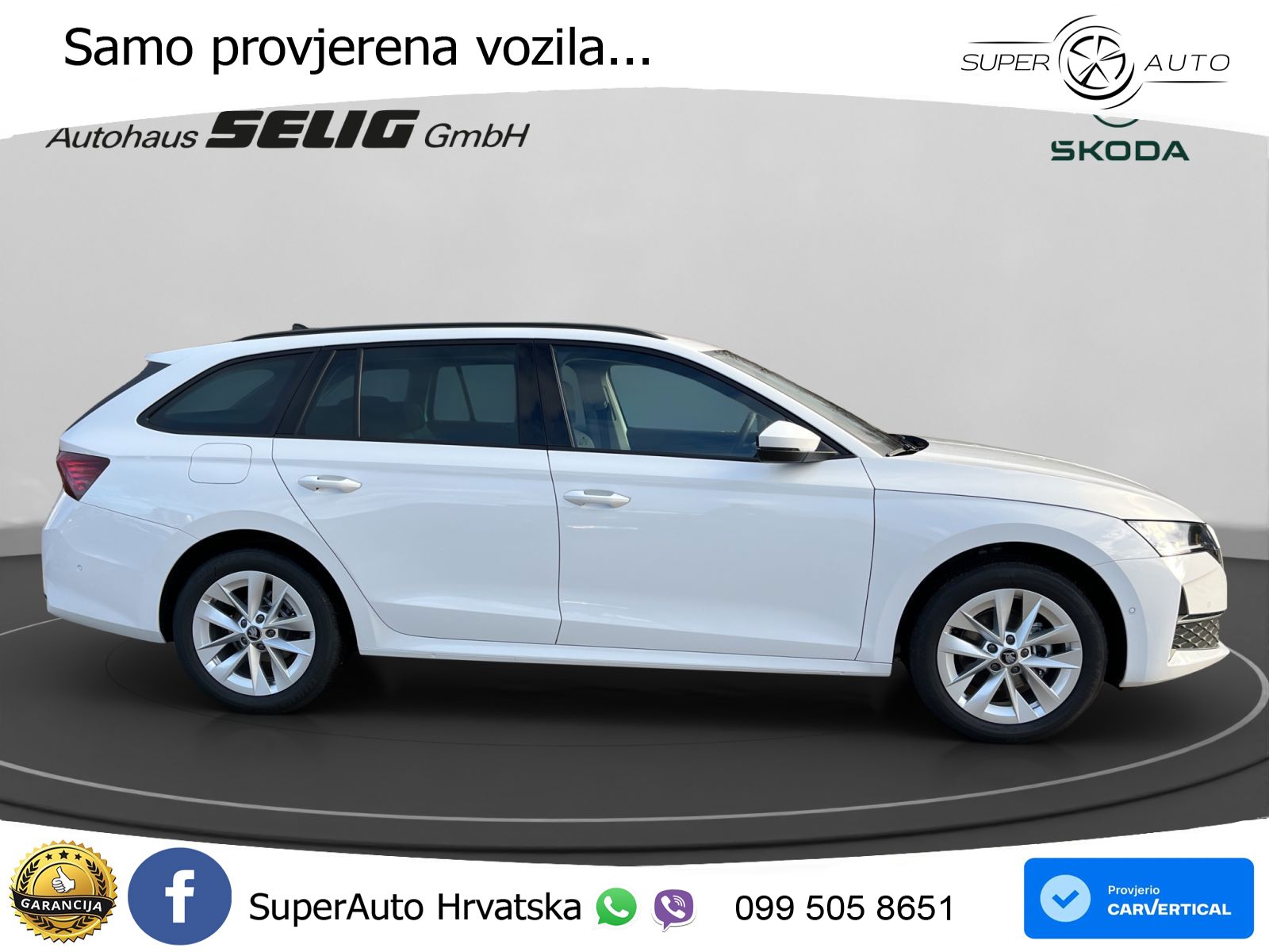 Škoda Octavia Combi 2.0 TDI (150 KS) DSG Selection LED+GR SJED+ACC