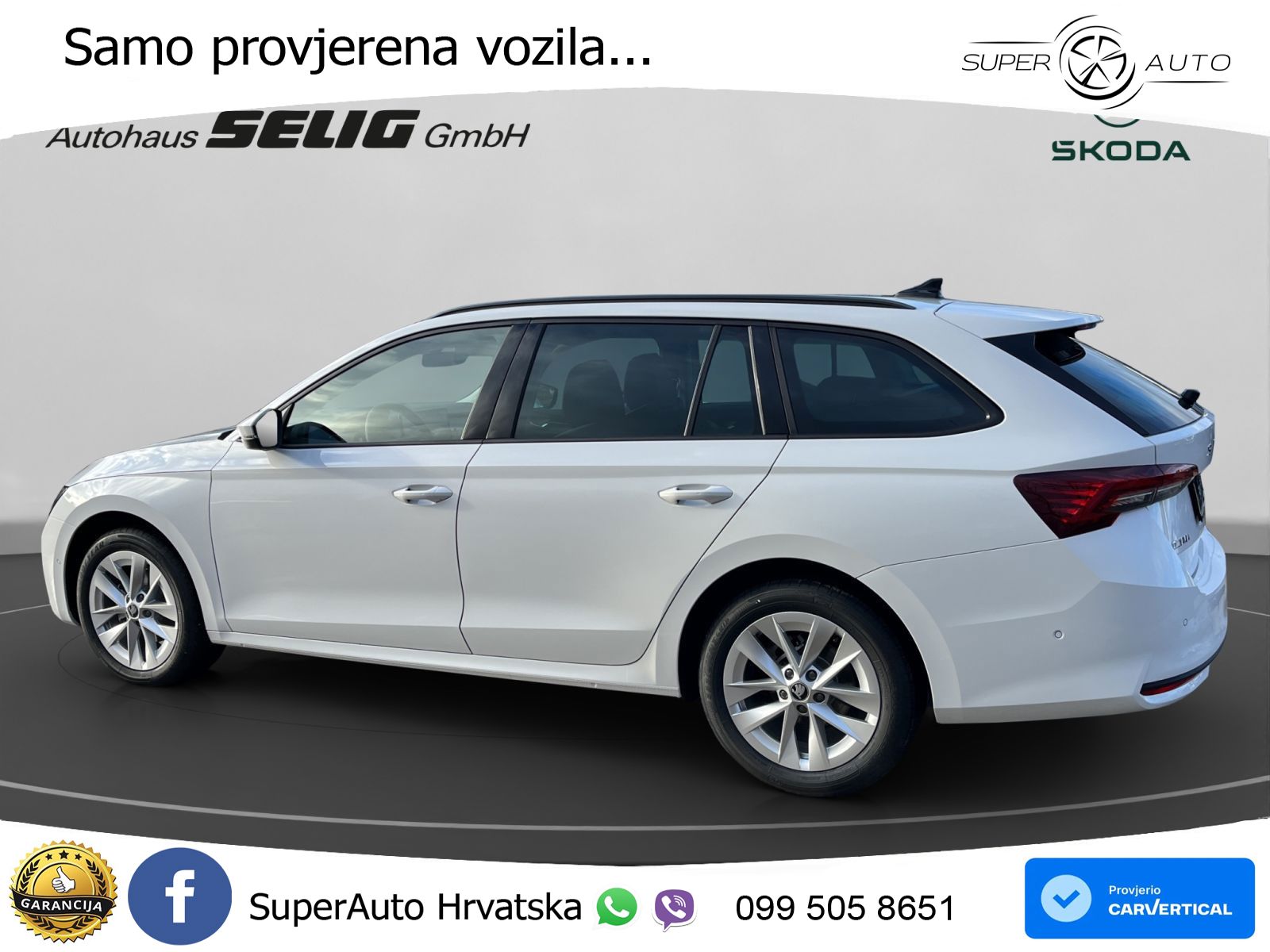 Škoda Octavia Combi 2.0 TDI (150 KS) DSG Selection LED+GR SJED+ACC