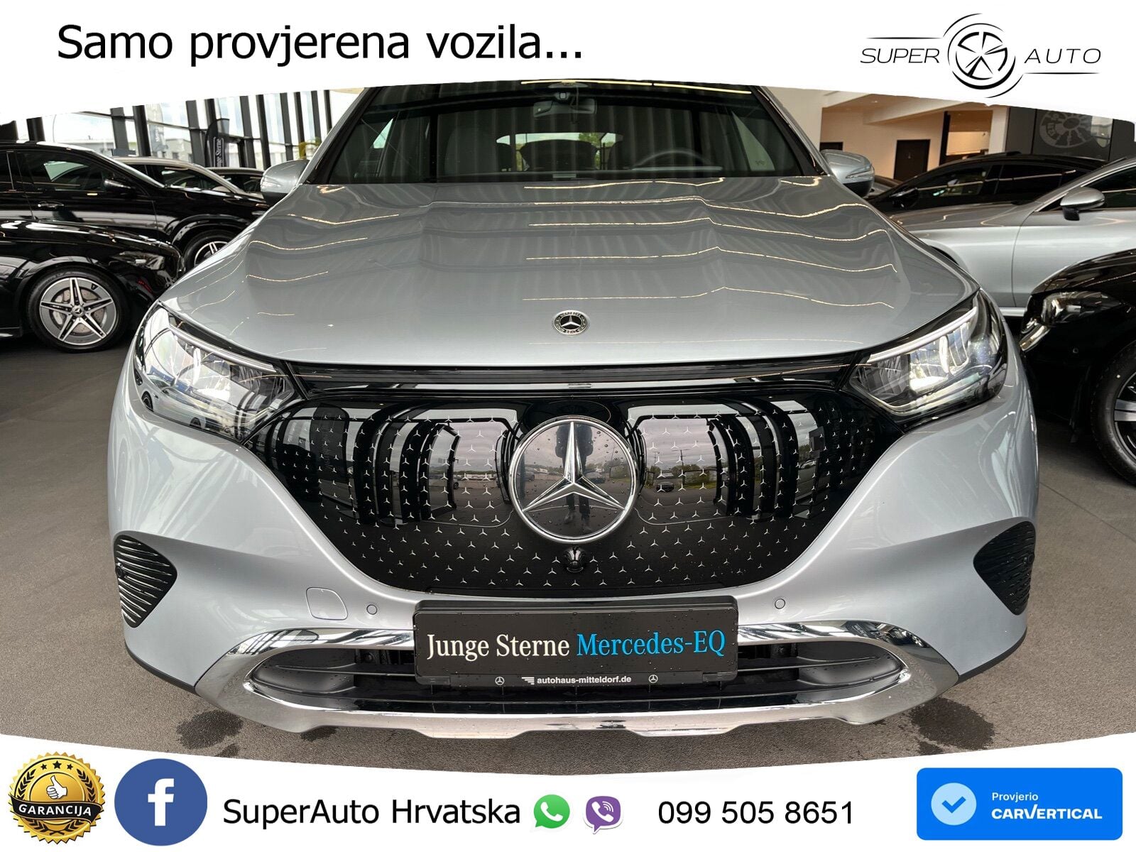 Mercedes EQE SUV 300 100 kWh (245 KS) LED+GR SJED+ACC