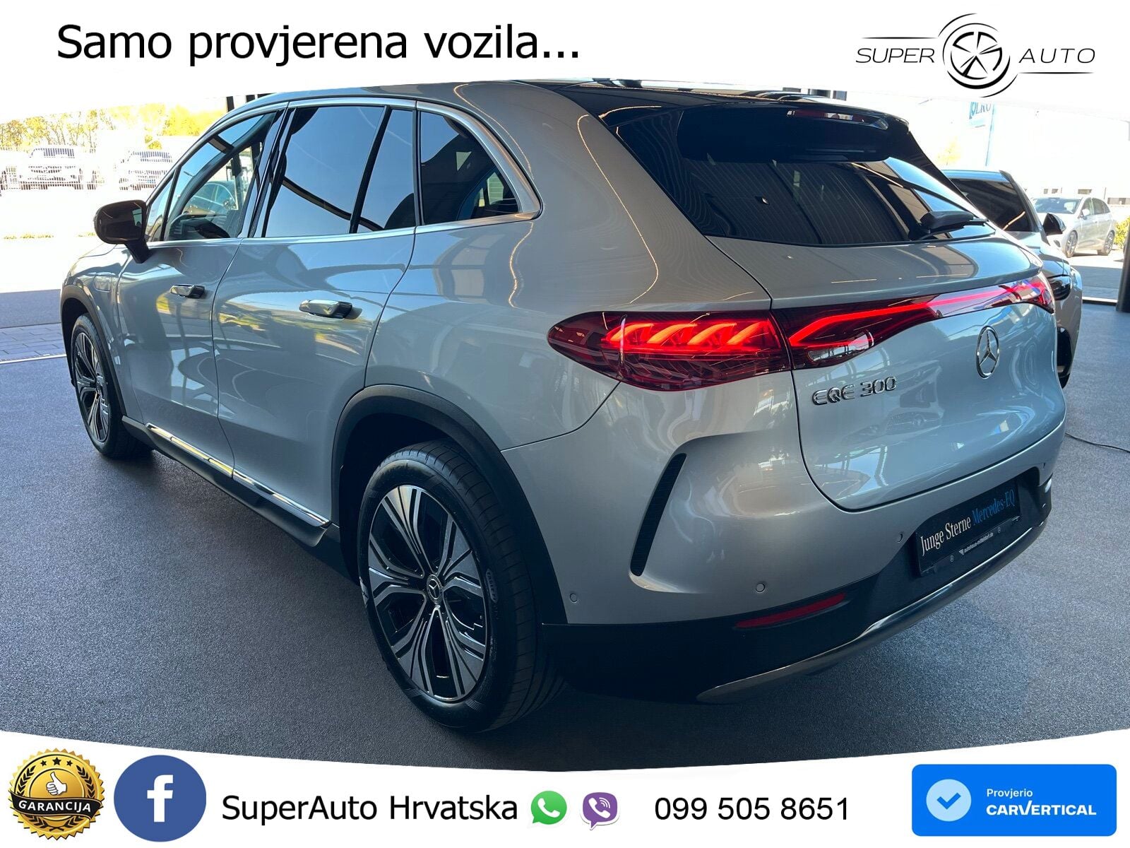 Mercedes EQE SUV 300 100 kWh (245 KS) LED+GR SJED+ACC