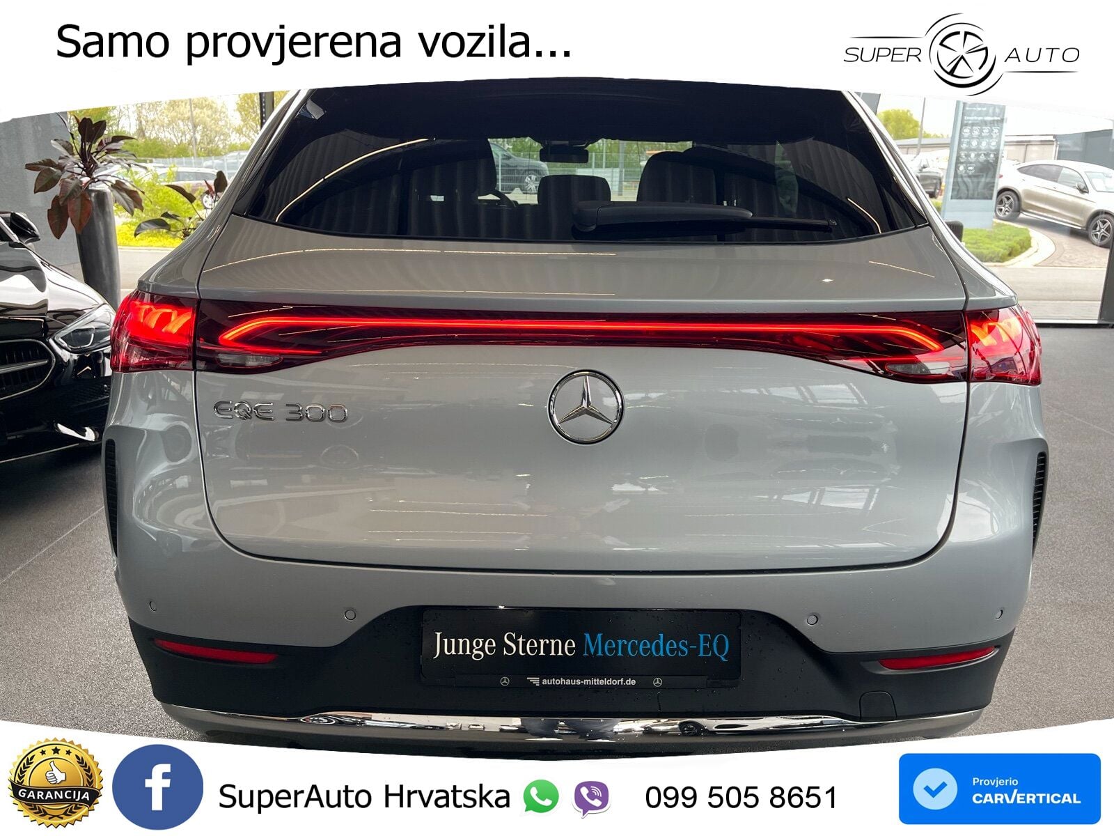 Mercedes EQE SUV 300 100 kWh (245 KS) LED+GR SJED+ACC