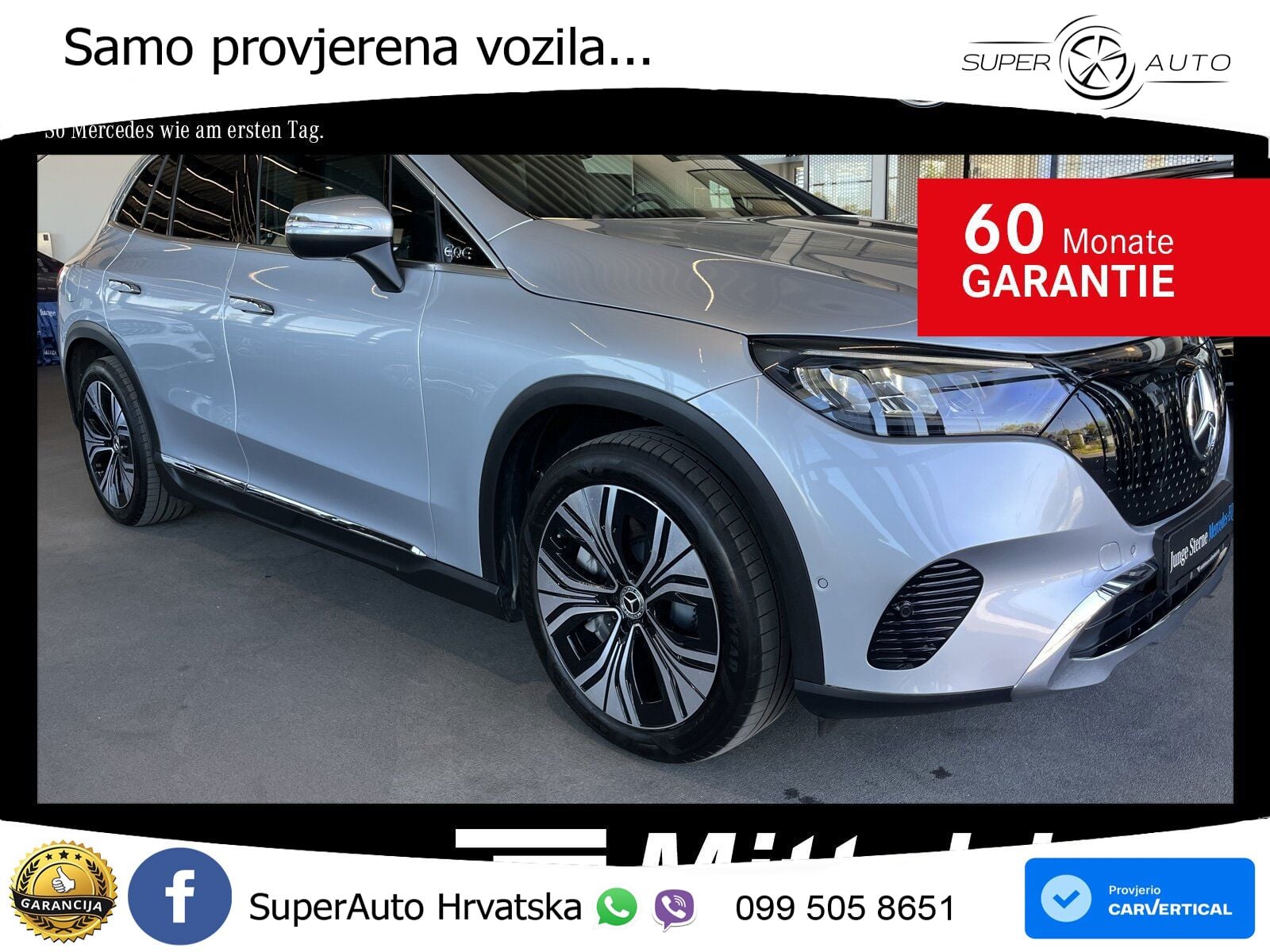 Mercedes EQE SUV 300 100 kWh (245 KS) LED+GR SJED+ACC