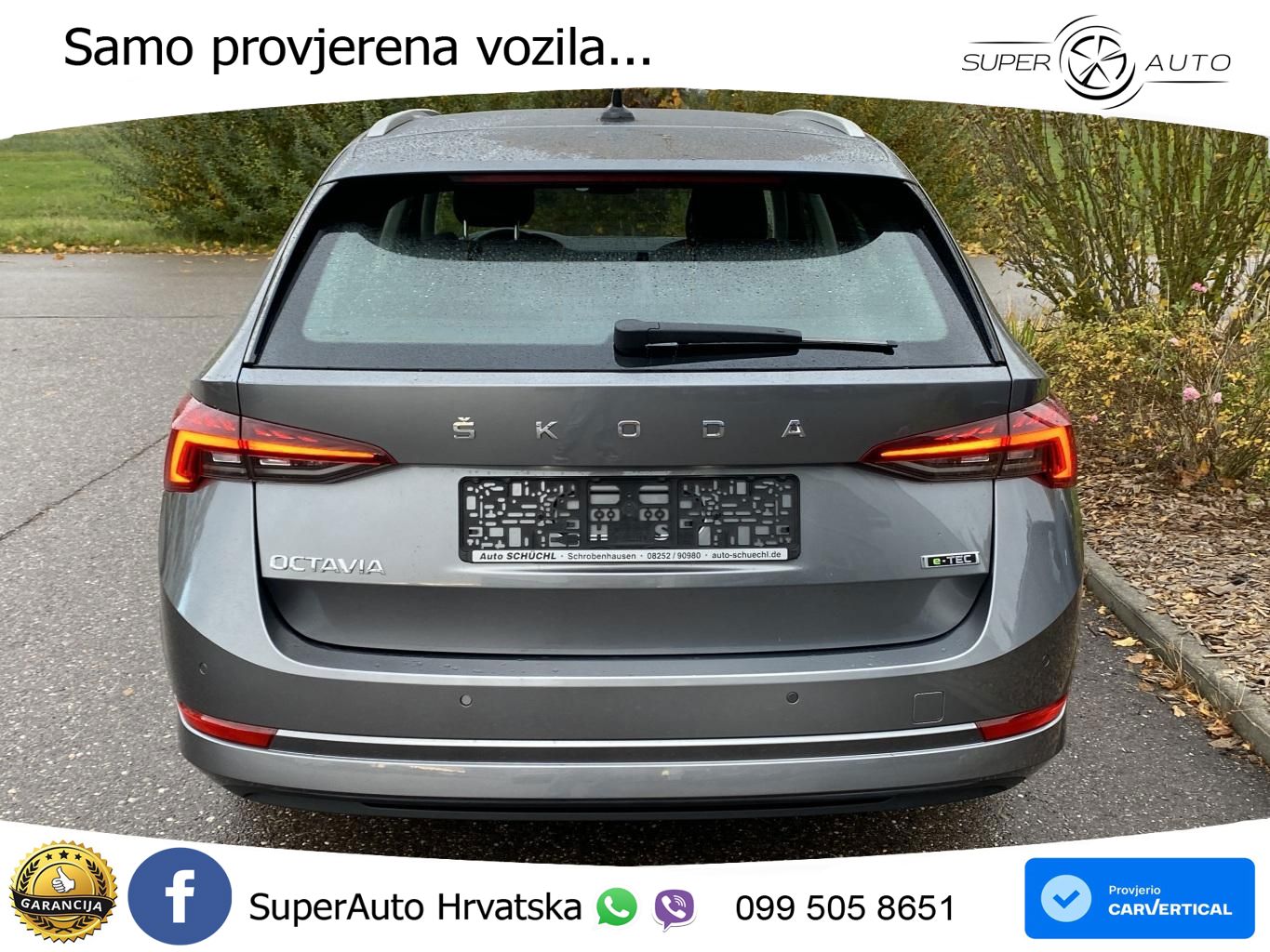 Škoda Octavia Combi 1.5 TSI (150 KS) DSG LED+GR SJED+ACC