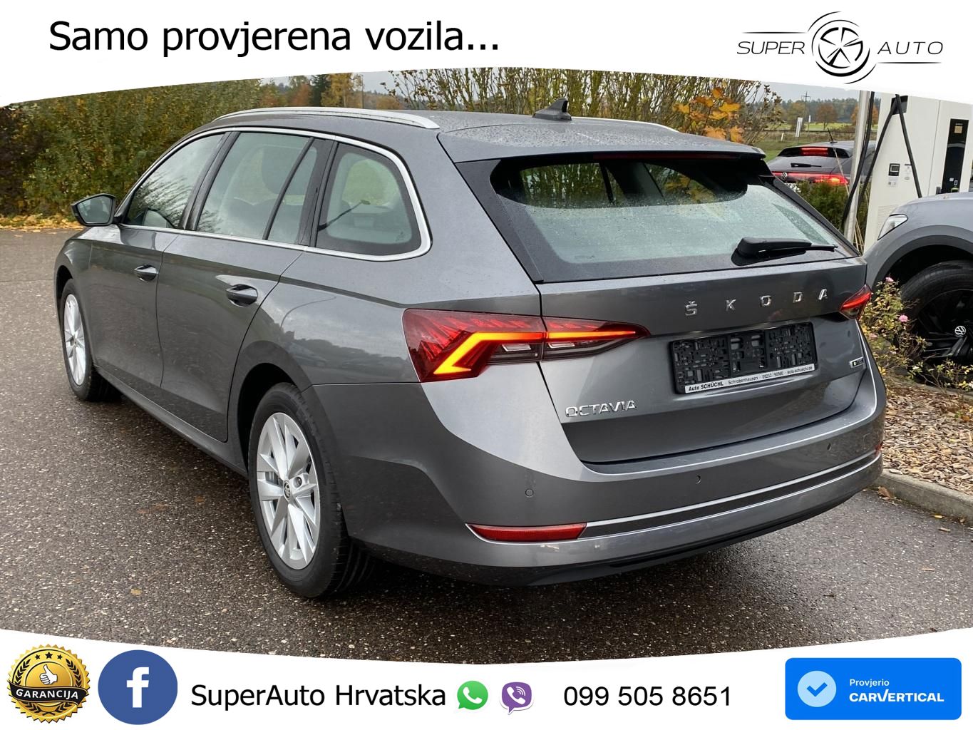 Škoda Octavia Combi 1.5 TSI (150 KS) DSG LED+GR SJED+ACC