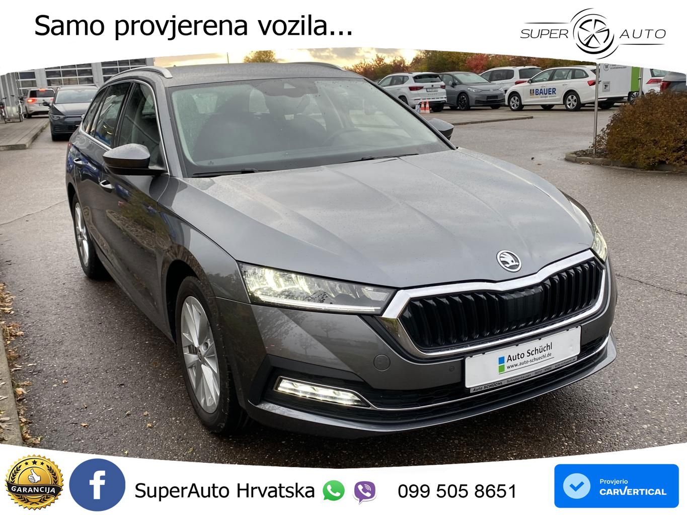 Škoda Octavia Combi 1.5 TSI (150 KS) DSG LED+GR SJED+ACC