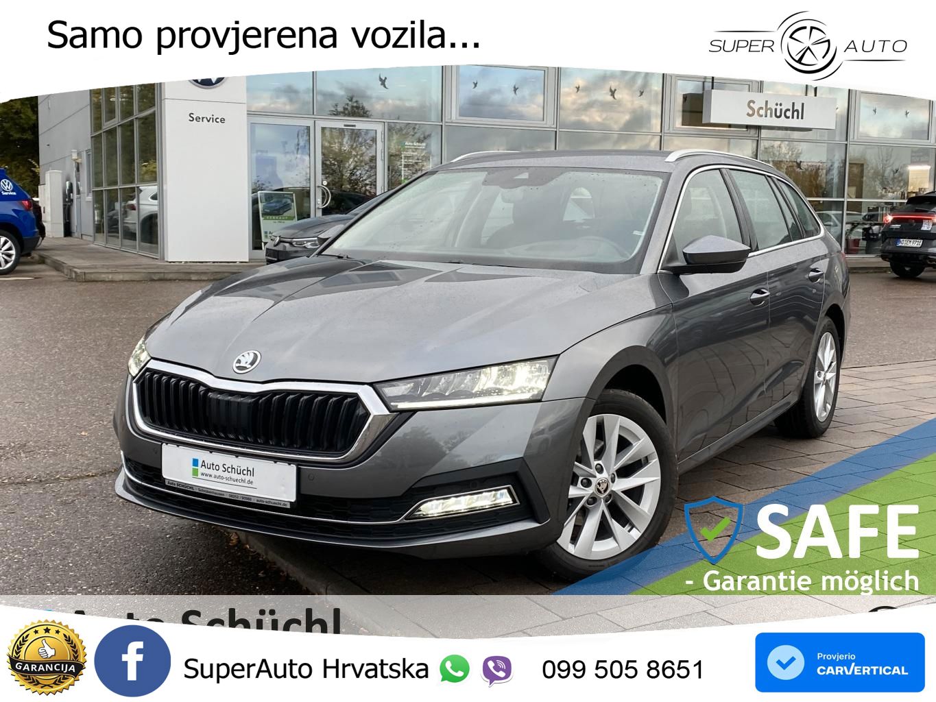 Škoda Octavia Combi 1.5 TSI (150 KS) DSG LED+GR SJED+ACC