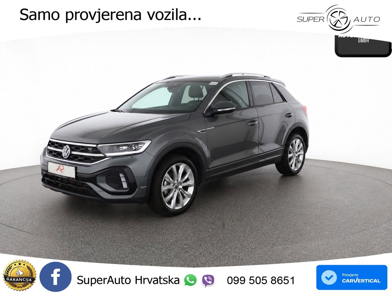 Volkswagen T-Roc 1.5 TSI (150 KS) DSG R-Line LED+GR SJED+ACC