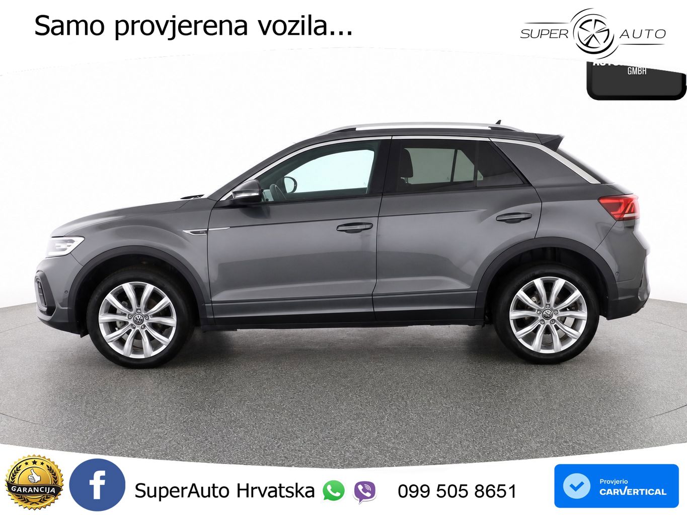 Volkswagen T-Roc 1.5 TSI (150 KS) DSG R-Line LED+GR SJED+ACC
